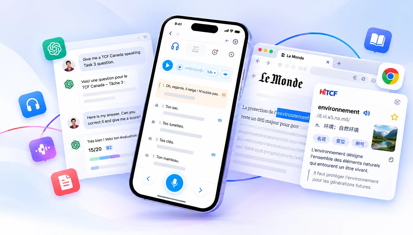 HiTCF on iPhone, in ChatGPT and in Chrome